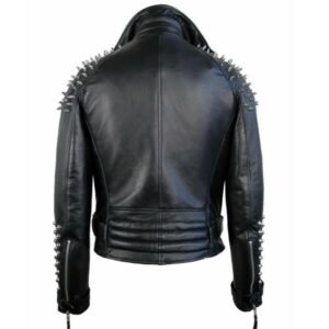 punk studded leather jacket