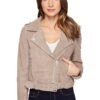 Soft suede, sleek design, and a timeless biker aesthetic for effortless fashion.