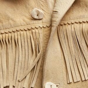 western leather fringe jackets for men