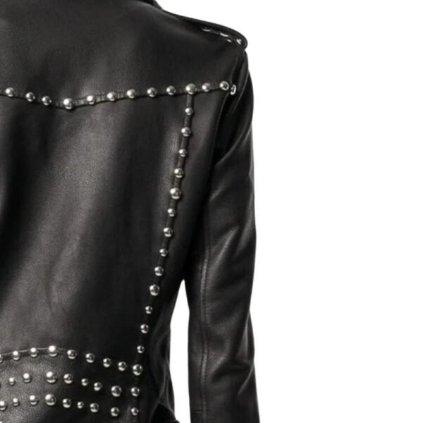 diy studded leather jacket