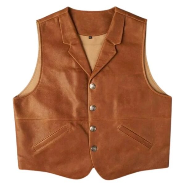 men leather vest for men