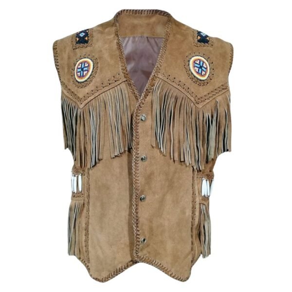 Western Wear fringe suede vest