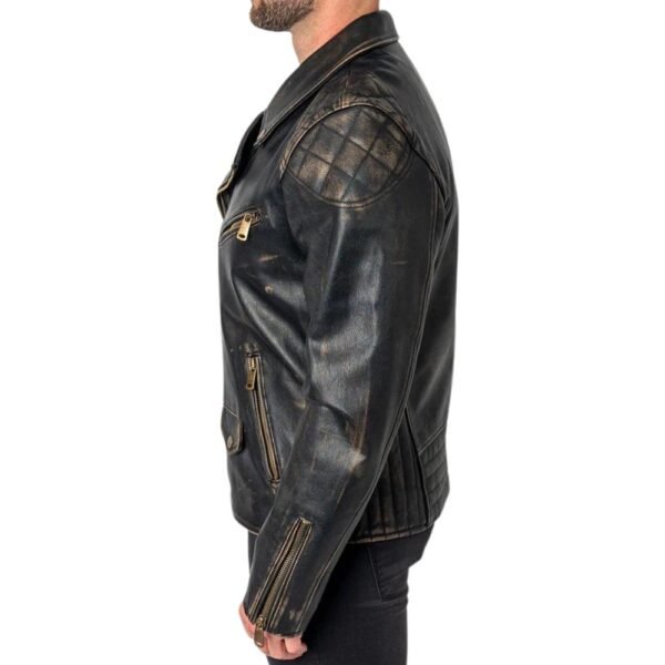 cowhide leather jacket for men