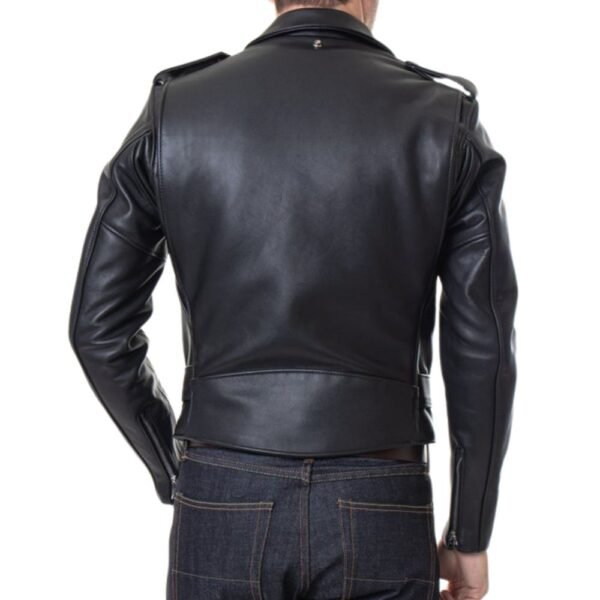 cafe racer mens cowhide leather jackets