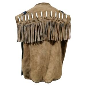 scully cowboy fringe suede vest