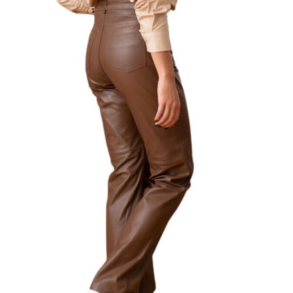 brown-cargo-leather-pants