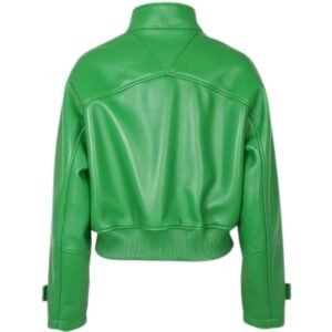 green bomber jacket womens