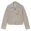 grey suede jacket womens