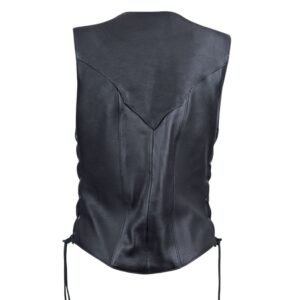 leather vest womens motorcycle