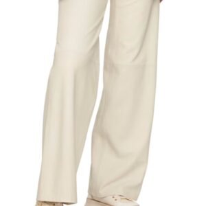 real sheepskin leather pants womens