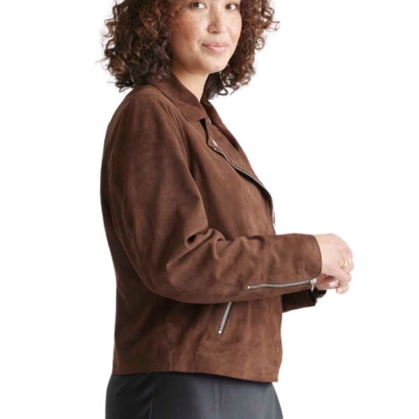 vintage suede jacket women's