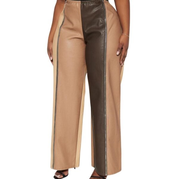 women's high waist leather pants