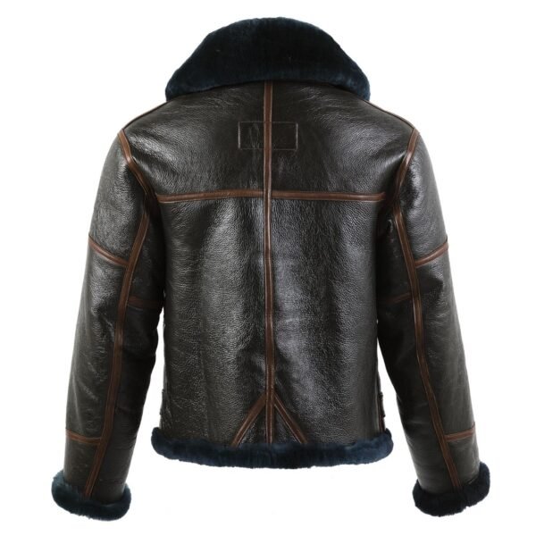 Men’s Shearling Bomber in Black