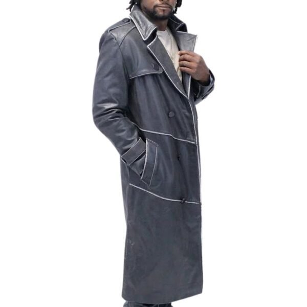 best male leather trench coat