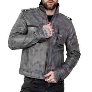 leather jacket celebrity men