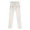 off white leather pants