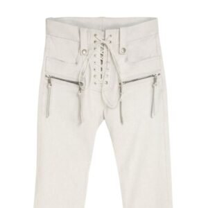 plus size white leather pants