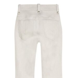 white leather pants outfit
