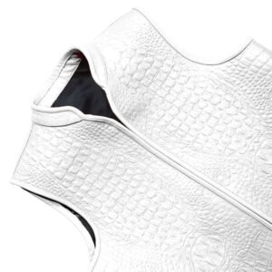 Elevate Your Wardrobe with Our White Crocodile