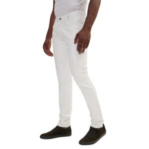 men white sheepskin leather pants